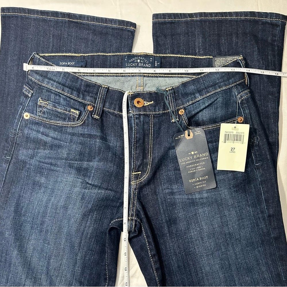 Lucky Brand women’s Sofia boot 
 mid rise  jeans size 4/27 Long - Picture 6 of 10
